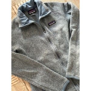 Light Blue Patagonia Better Sweater Full Zip Jacket